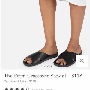 Everlane black sandals. Only worn once!